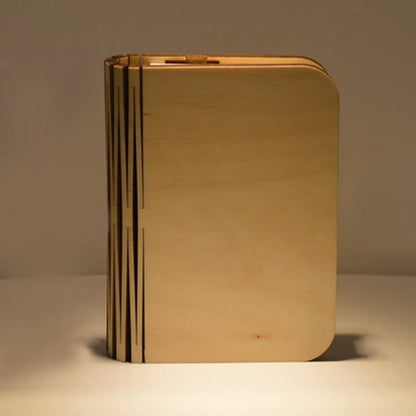 Wood Book LED Lamp