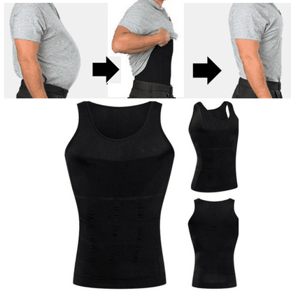 Men's Body Slimming Vest - Instantly Slims Down