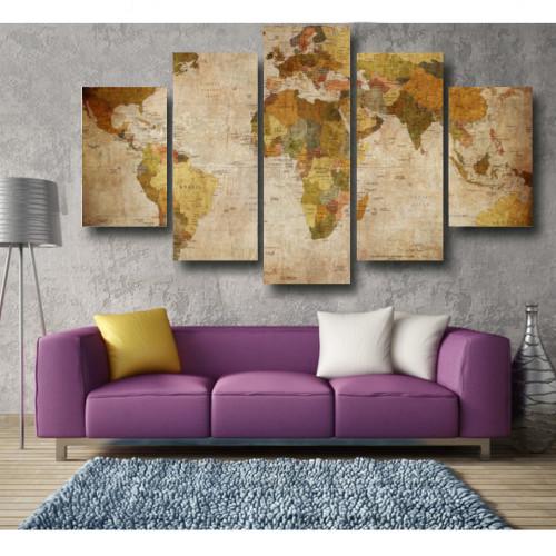 Old Looking World Map