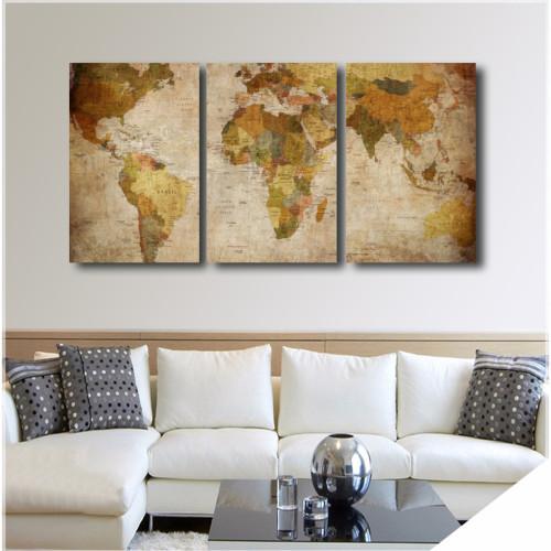 Old Looking World Map
