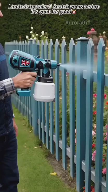 Wireless electric paint sprayer