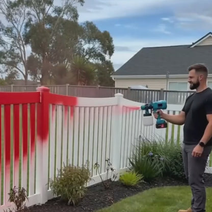 Wireless electric paint sprayer