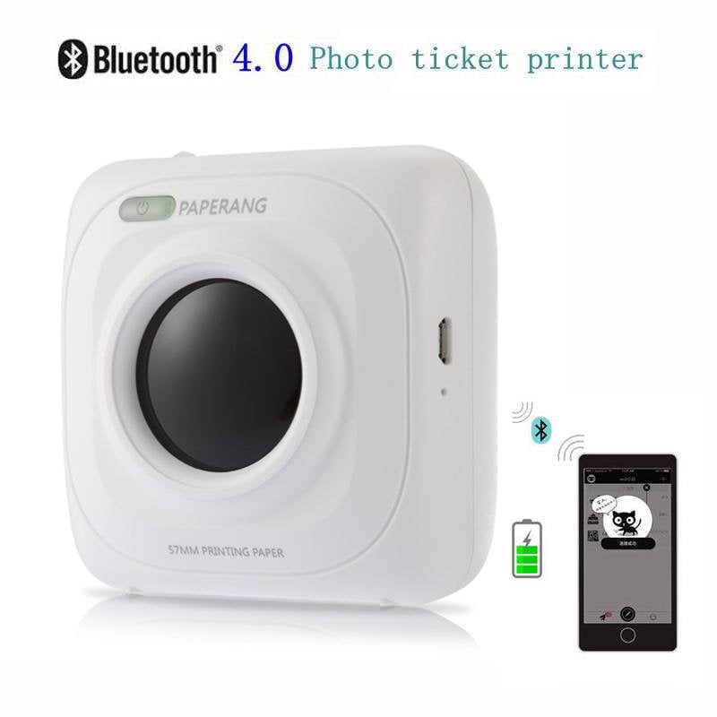 Mini Portable Wireless Phone Photo Printer