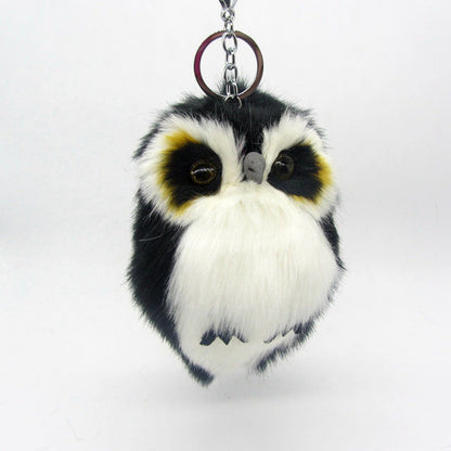 Fluffy Owl KeyChain