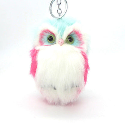 Fluffy Owl KeyChain