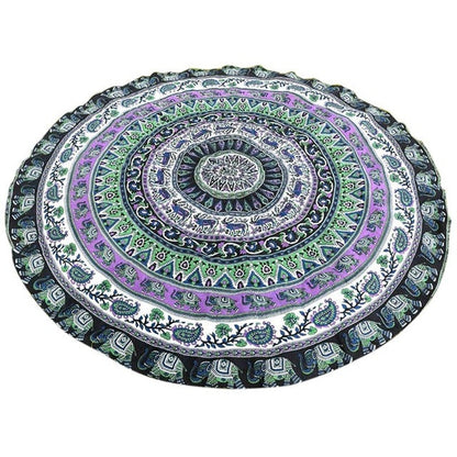 Elephant Mandala Beach Mat