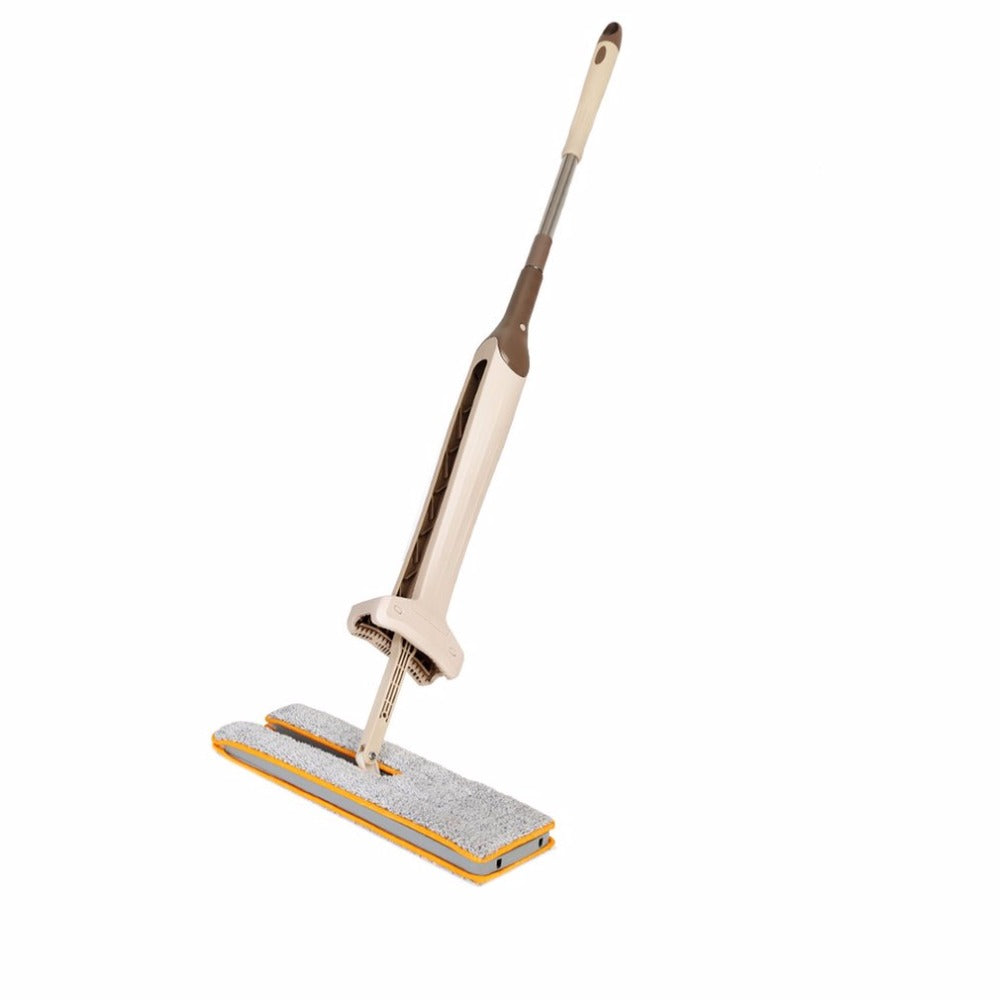 Double Sided Lazy Mop with Self-Wringing Ability