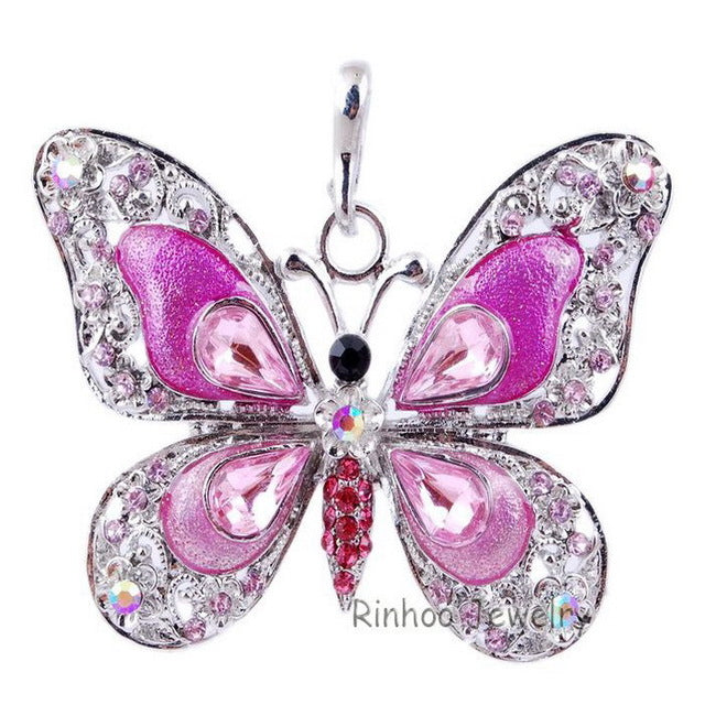 Beautiful Long Butterfly Pendants