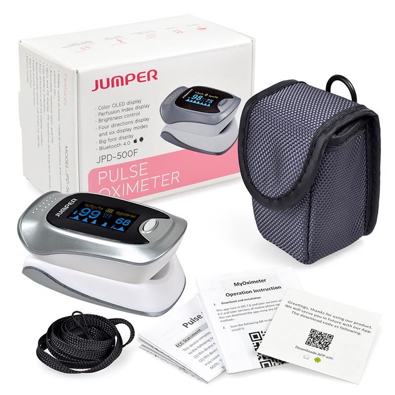 Wireless Bluetooth Finger Pulse Oximeter