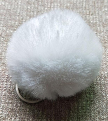 Fluffy Charming Women's Pompom Chain Keyholder