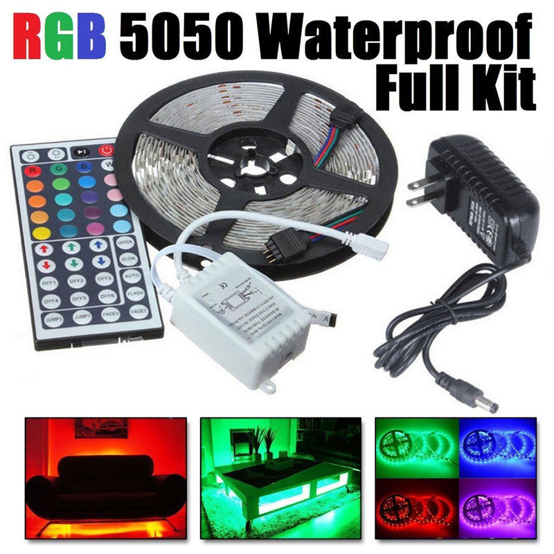 Color Changing LED Light Strip with Remote Control