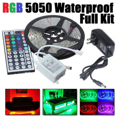 Color Changing LED Light Strip with Remote Control