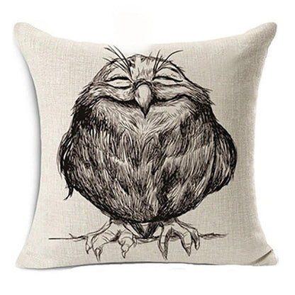 Cute Owl Pattern Pillowcase