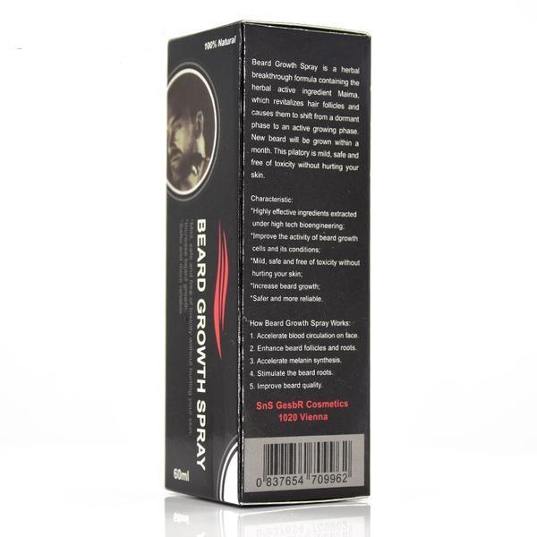 #1 Beard Growth Oil Spray - Facial Hair Grower