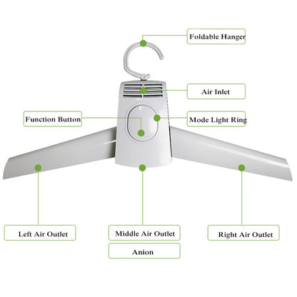2 in 1 Electric Breeze Clothes Drying Hanger