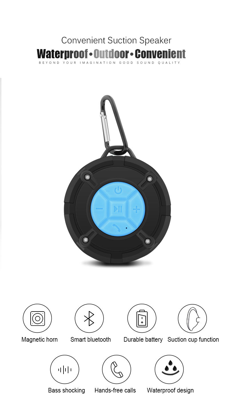 Waterproof Wireless Bluetooth Loudspeaker