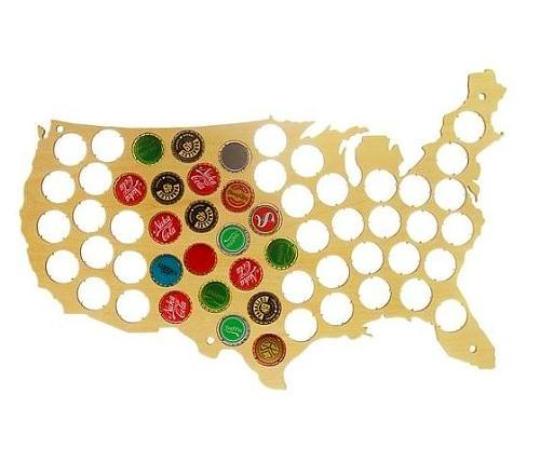 USA Beer Cap Map