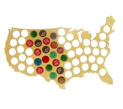 USA Beer Cap Map