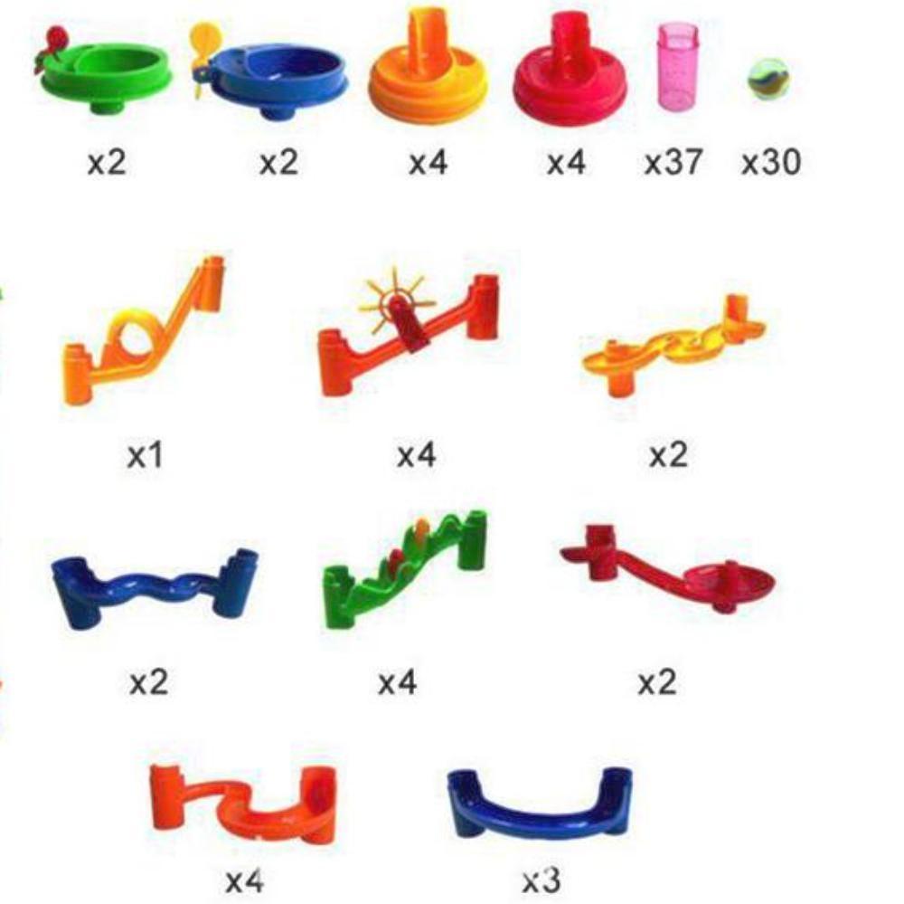 DIY Construction Marble Race Pipeline - Educational Toy for Children