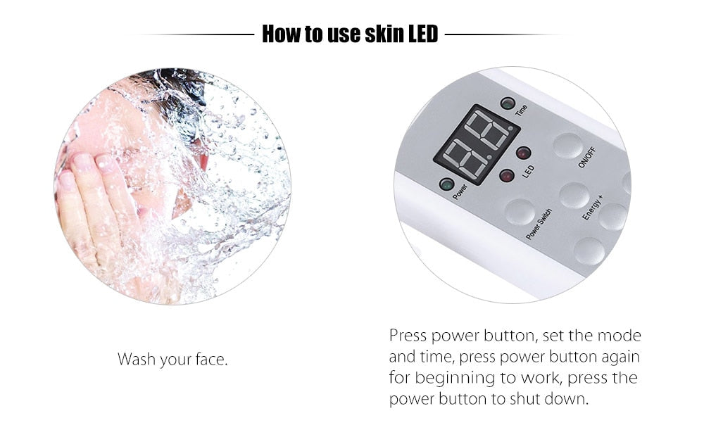 LED Spa Facial Mask