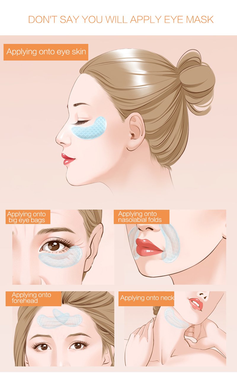 24k Gold Collagen Eye Mask For Anti-aging And Eye bag reduction