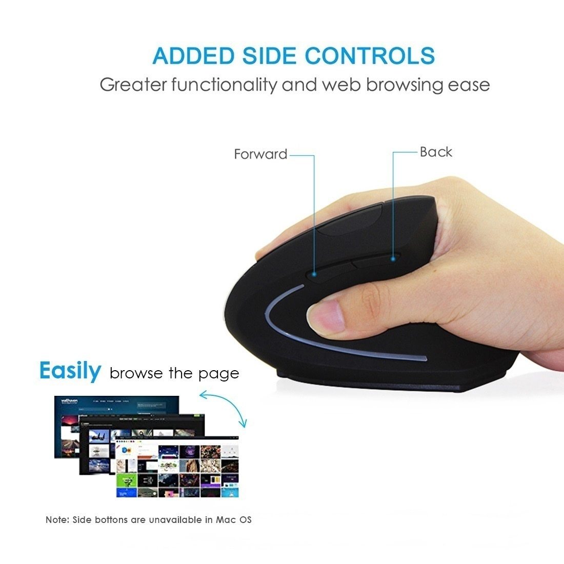 #1 Vertical Mouse - Ergonomic Vertical Mouse