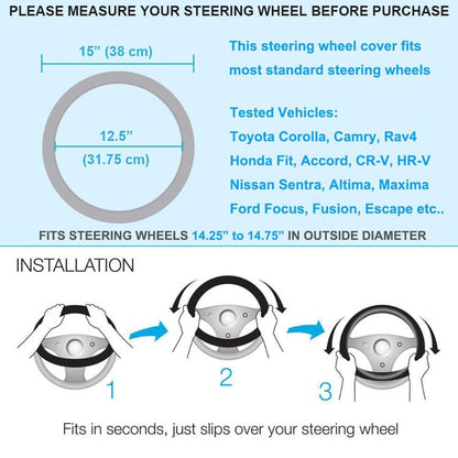 Luxury Crystal Steering Wheel Covers