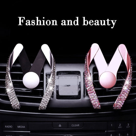 Rhinestone Car Mobile Phone Holder