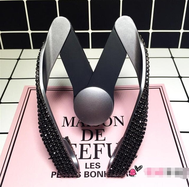 Rhinestone Car Mobile Phone Holder