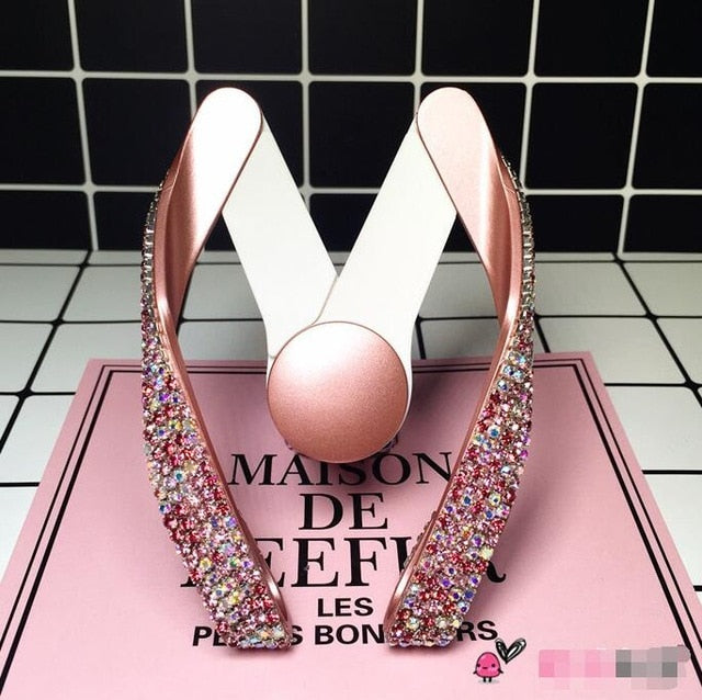 Rhinestone Car Mobile Phone Holder