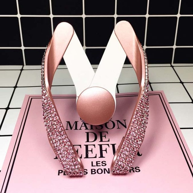 Rhinestone Car Mobile Phone Holder