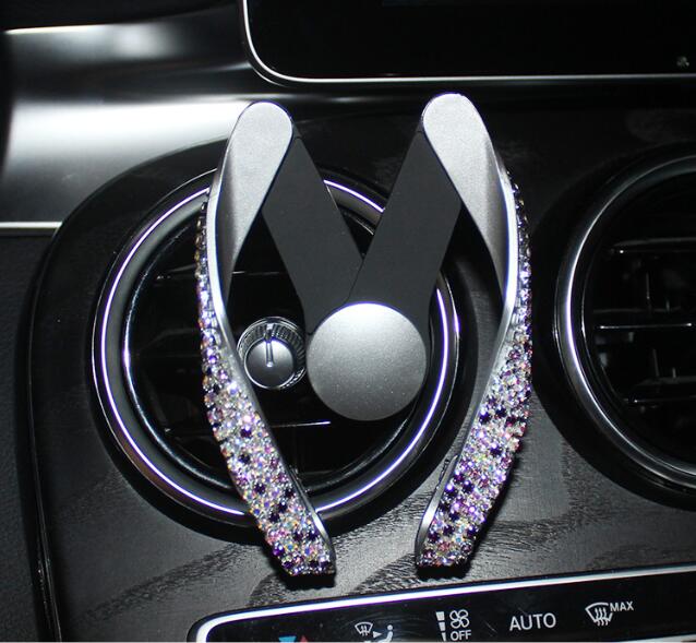 Rhinestone Car Mobile Phone Holder