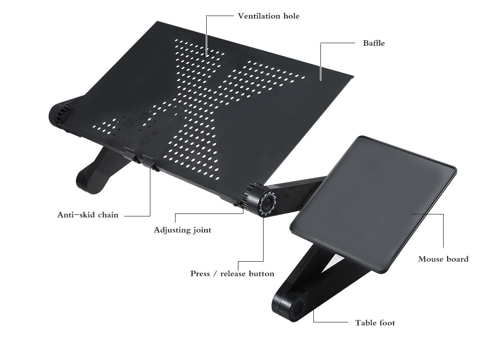 #1 Ergonomic Adjustable Laptop Stand