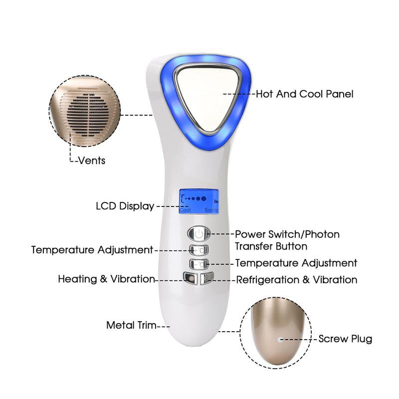 Facial Wrinkle Remover - Ultrasonic Vibration Massager