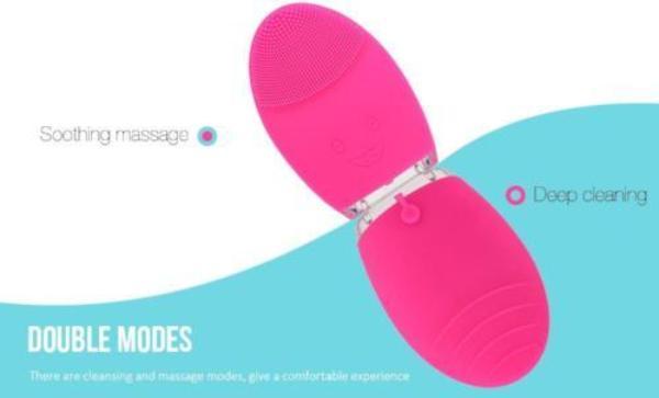 Mini Electric Facial Cleaning Massage Brush