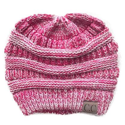 Soft Knit Beanie That's PERFECT for Ponytails & Buns