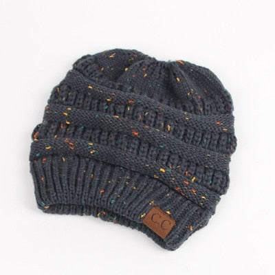 Soft Knit Beanie That's PERFECT for Ponytails & Buns