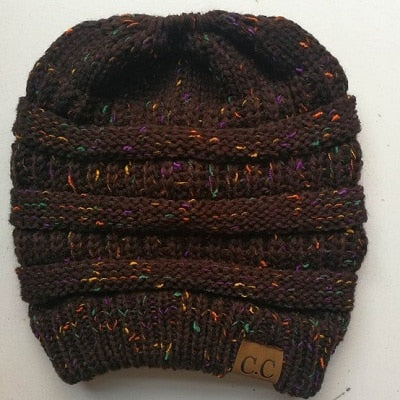 Soft Knit Beanie That's PERFECT for Ponytails & Buns