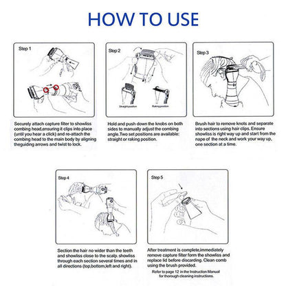 #1 Electric Lice Comb - Lice Removal