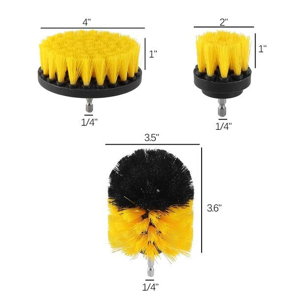 Power Scrubber Drill Brush Kit