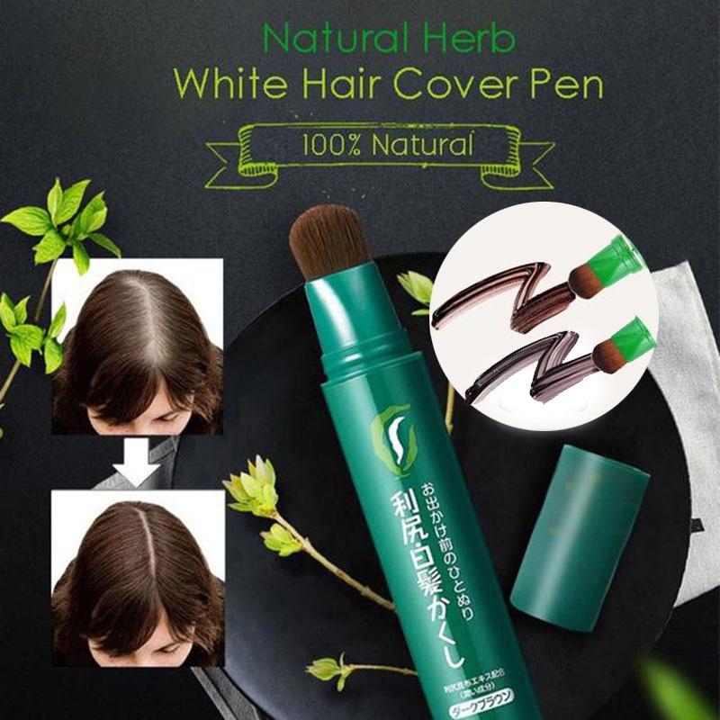 Original Natural Herb White Hair Cover Pen