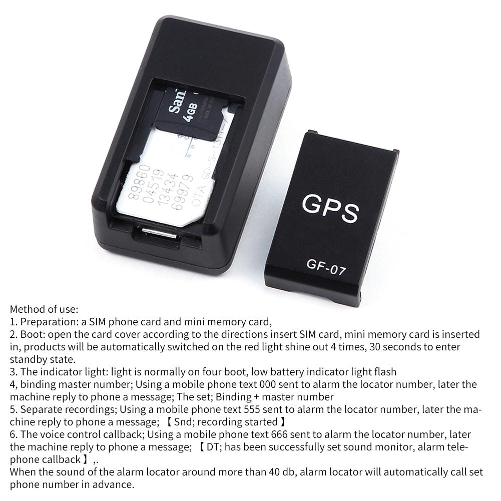 Mini GPS Real Time Tracking Locator