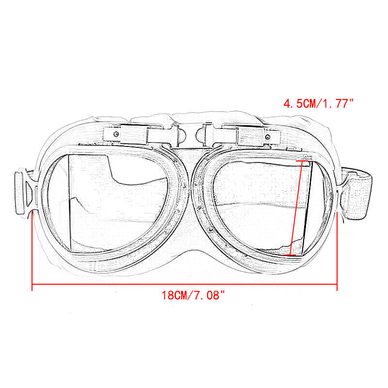 Vintage Motorcycle Goggles