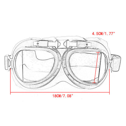 Vintage Motorcycle Goggles