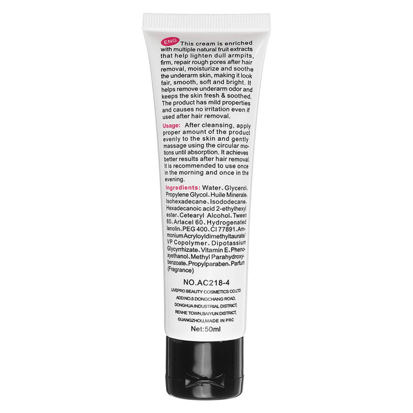 #1 Underarm Whitening Cream