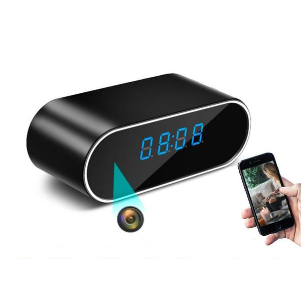 1080P Wireless Alarm Clock Security Spy Camera