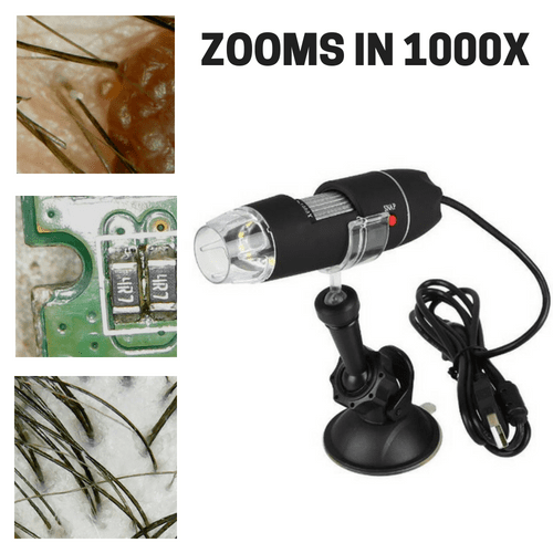 Super USB Microscope Camera - 1000X Zoom